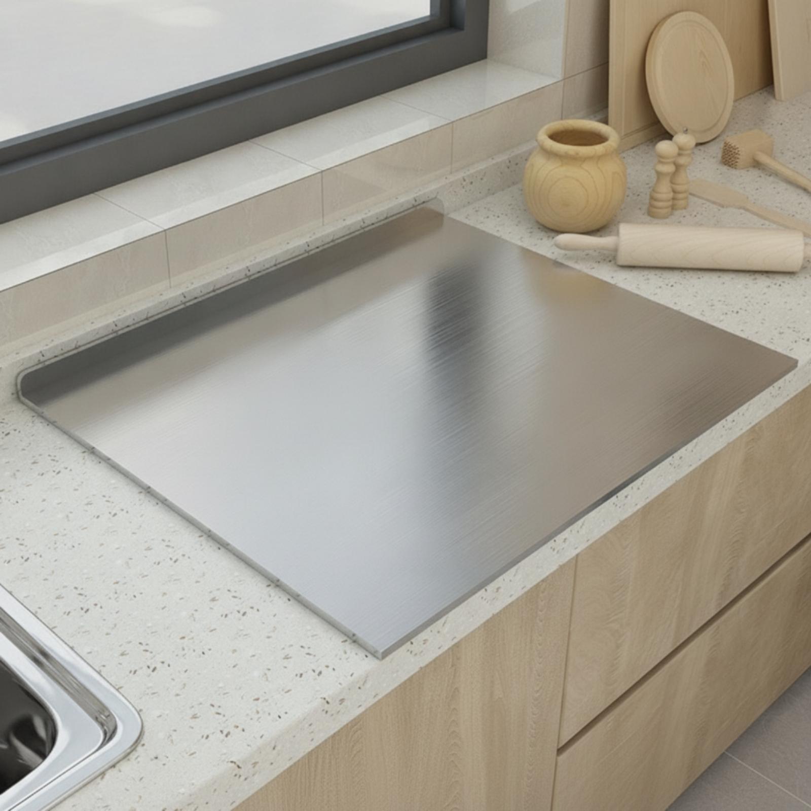 Home Cooking Kitchen - Papan Stainless Steel Profesional untuk Meja