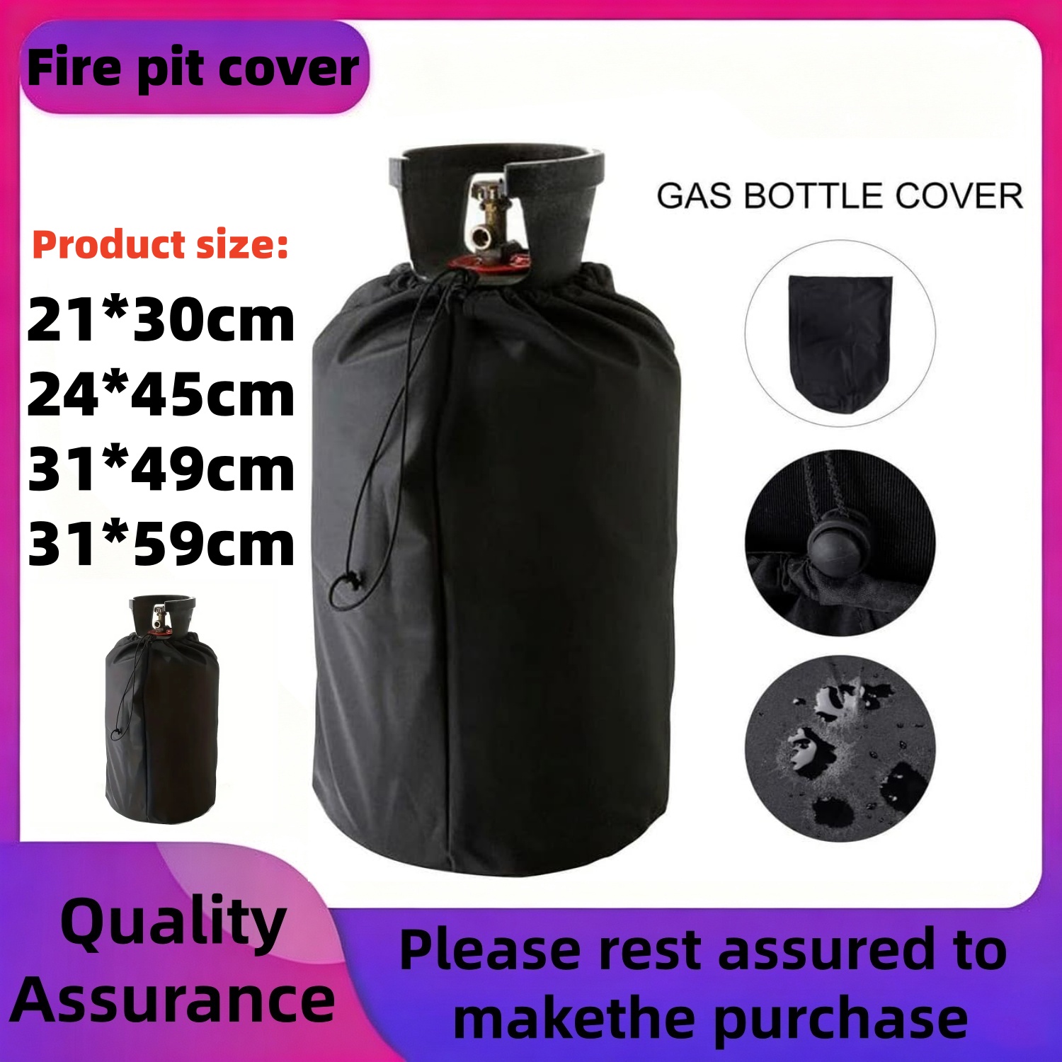 Home Cooking Gas - Penutup Tabung Gas asky dengan Lapisan