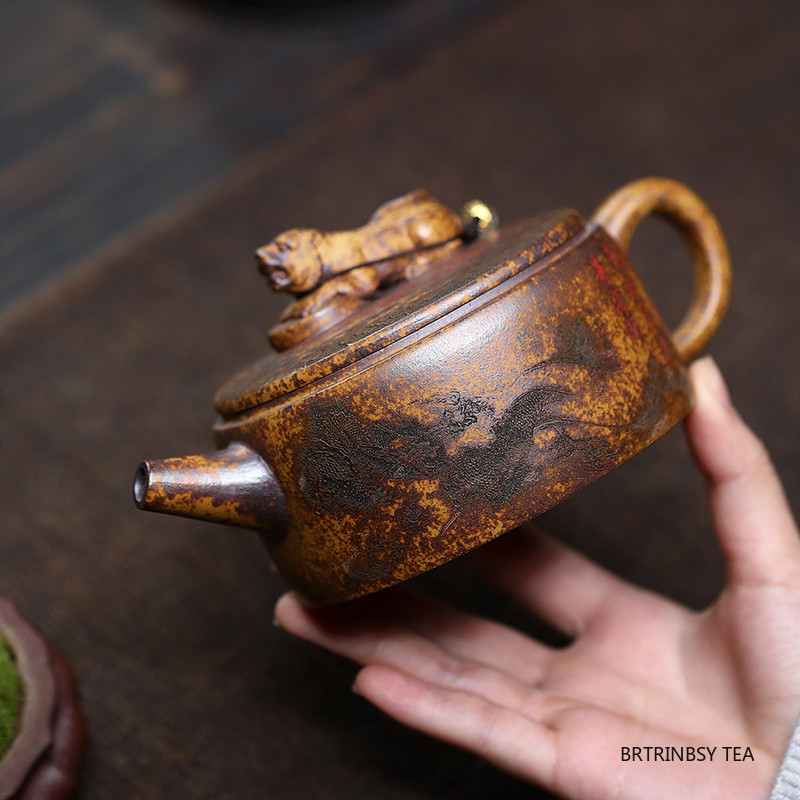 Tagine Clay Pot - Teko Tanah Liat Ungu Yixing Tiongkok