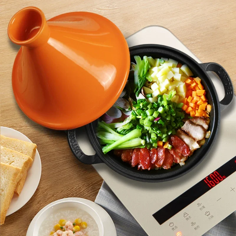 Tagine Clay Pot - Panci Besi Cor Maroko 26cm, Panci