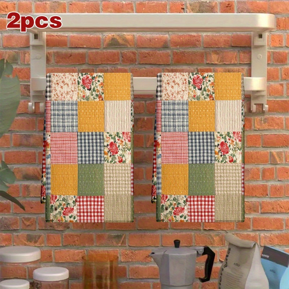 2 Buah, Handuk Dapur Motif Kot - Home Cooking Is The Best ulasan dan harga