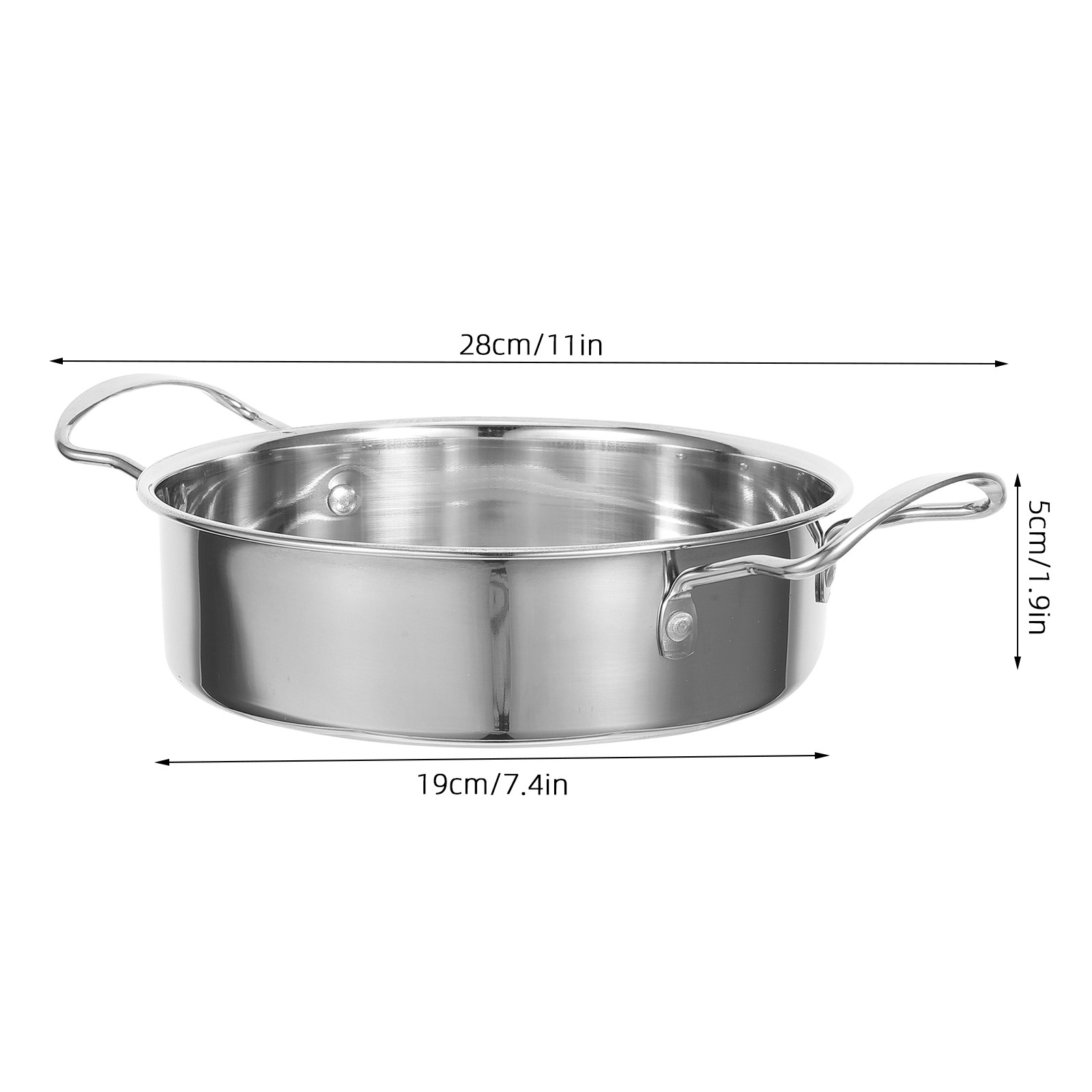 Wajan Paella Stainless Steel 7 - Home Cooking Meal ulasan dan harga