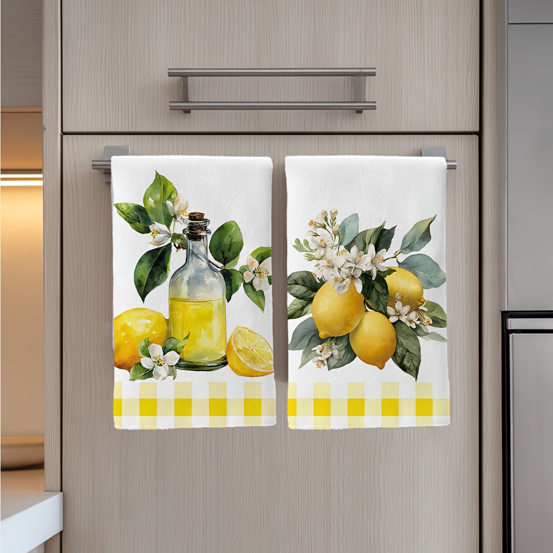 2 Buah, Handuk Dapur Bermotif  - Home Cooking Is The Best ulasan dan harga