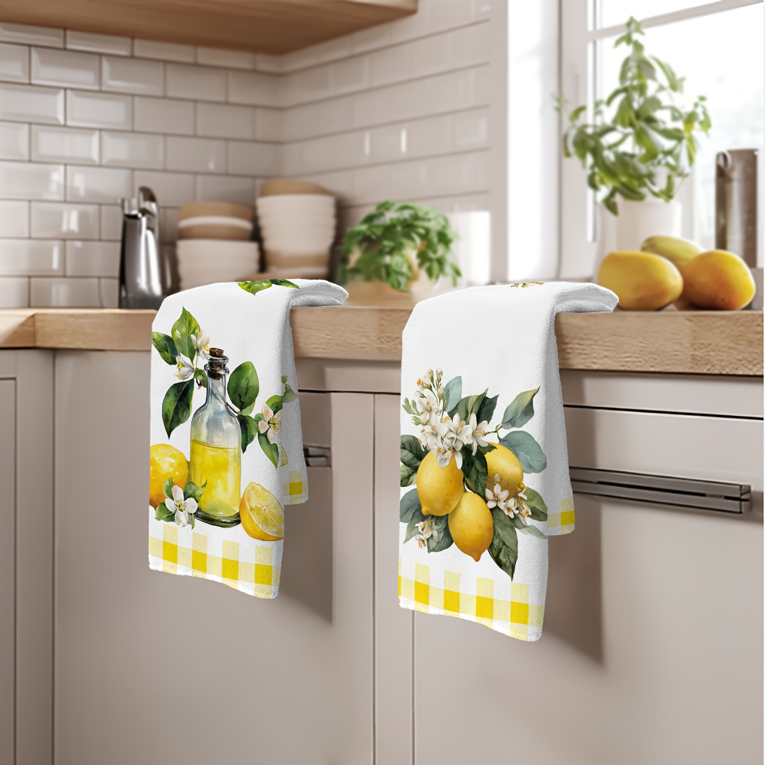 2 Buah, Handuk Dapur Bermotif  - Home Cooking Is The Best ulasan dan harga