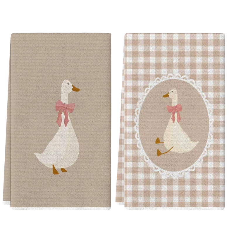 2 Buah, Handuk Dapur Motif Beb - Home Cooking Is The Best ulasan dan harga