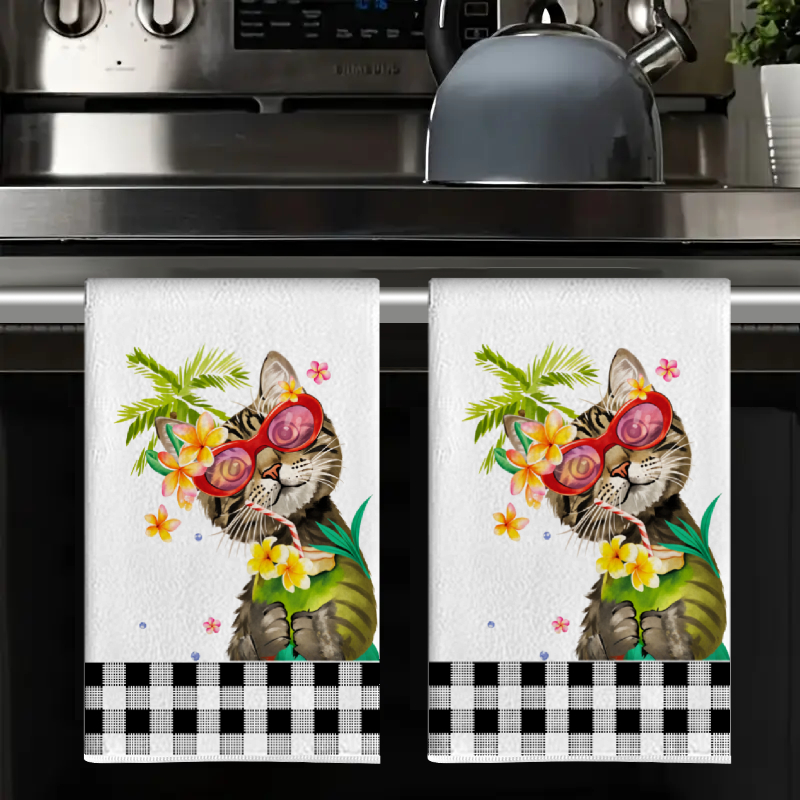 2 Buah, Handuk Dapur Bertema K - Home Cooking Is The Best ulasan dan harga