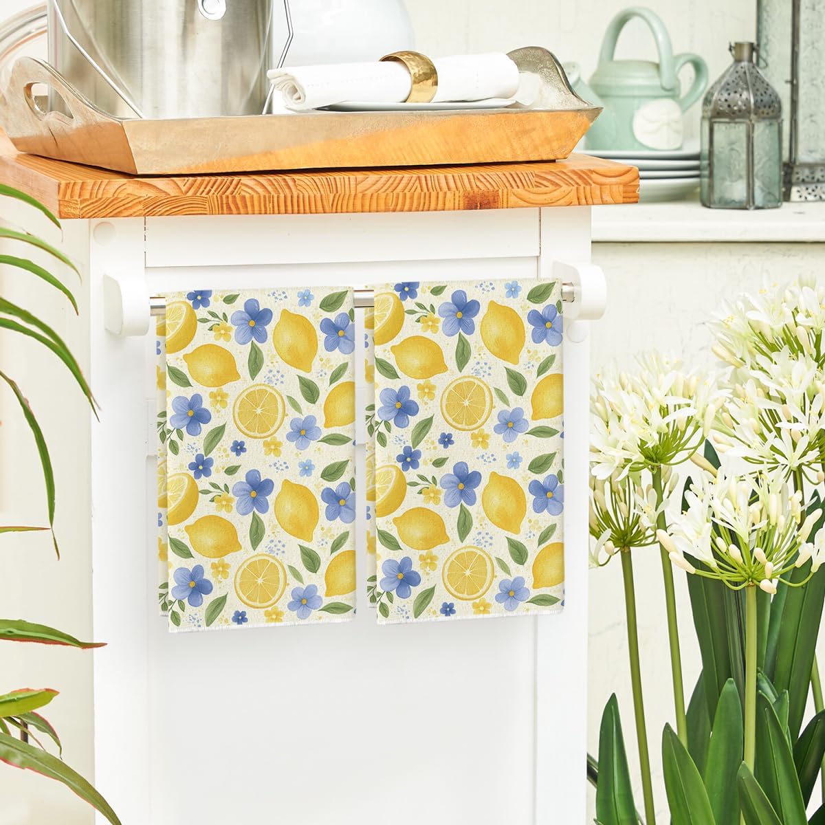 2 Buah, Handuk Dapur Motif Bun - Home Cooking Is The Best ulasan dan harga