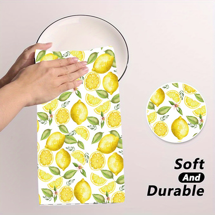 2 Buah, Handuk Dapur Lemon Wre - Home Cooking Is The Best ulasan dan harga