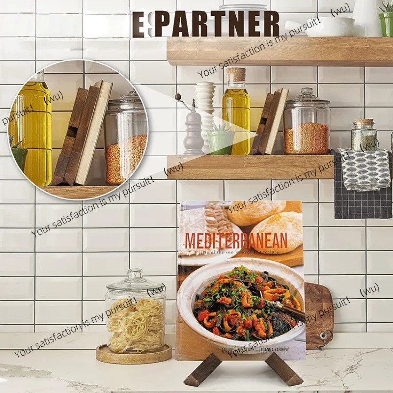 Penyangga Buku Masak Kayu Buat - Home Cooking Menu ulasan dan harga