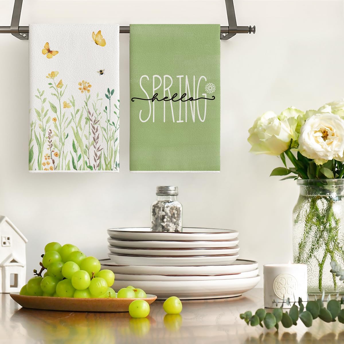 4 Buah, Handuk Dapur Motif Bun - Home Cooking Is The Best ulasan dan harga