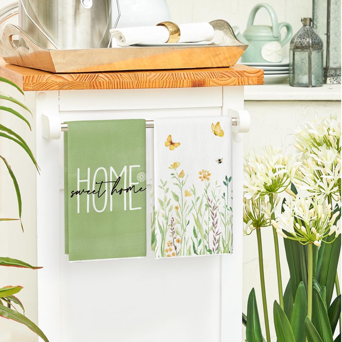 4 Buah, Handuk Dapur Motif Bun - Home Cooking Is The Best ulasan dan harga