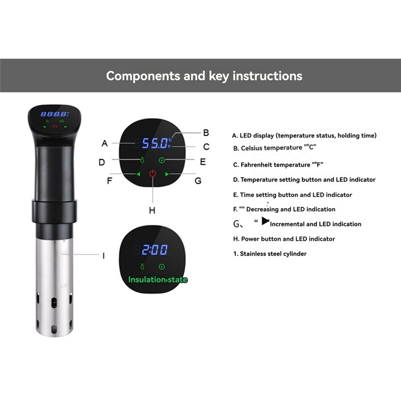 A98I-Precision Sous Vide Cooke - Uk Home Cooking ulasan dan harga