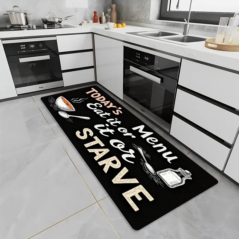 Karpet Dapur Anti-Selip Motif  - Home Cooking Menu ulasan dan harga