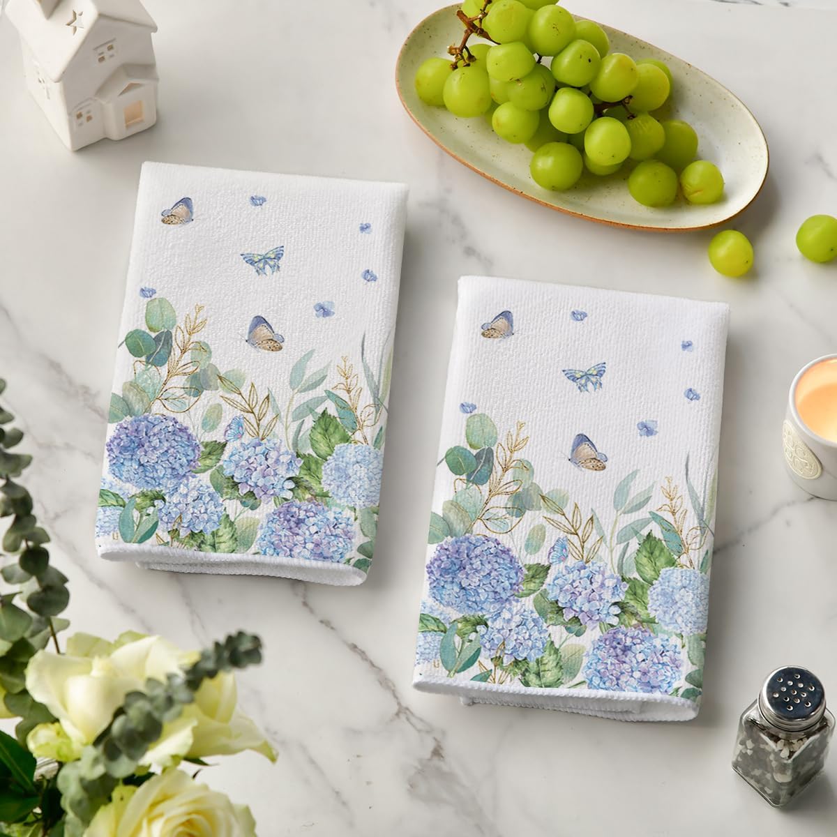 2 Buah, Handuk Dapur Butterfly - Home Cooking Is The Best ulasan dan harga