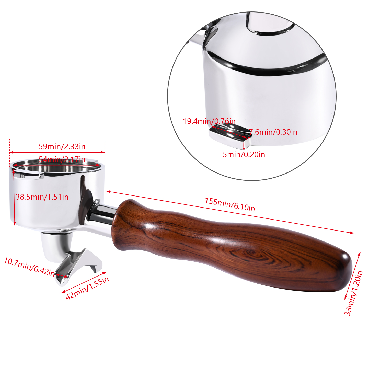 Portafilter 51mm 2 Ears Double - Delonghi Espresso Ecp3420 ulasan dan harga