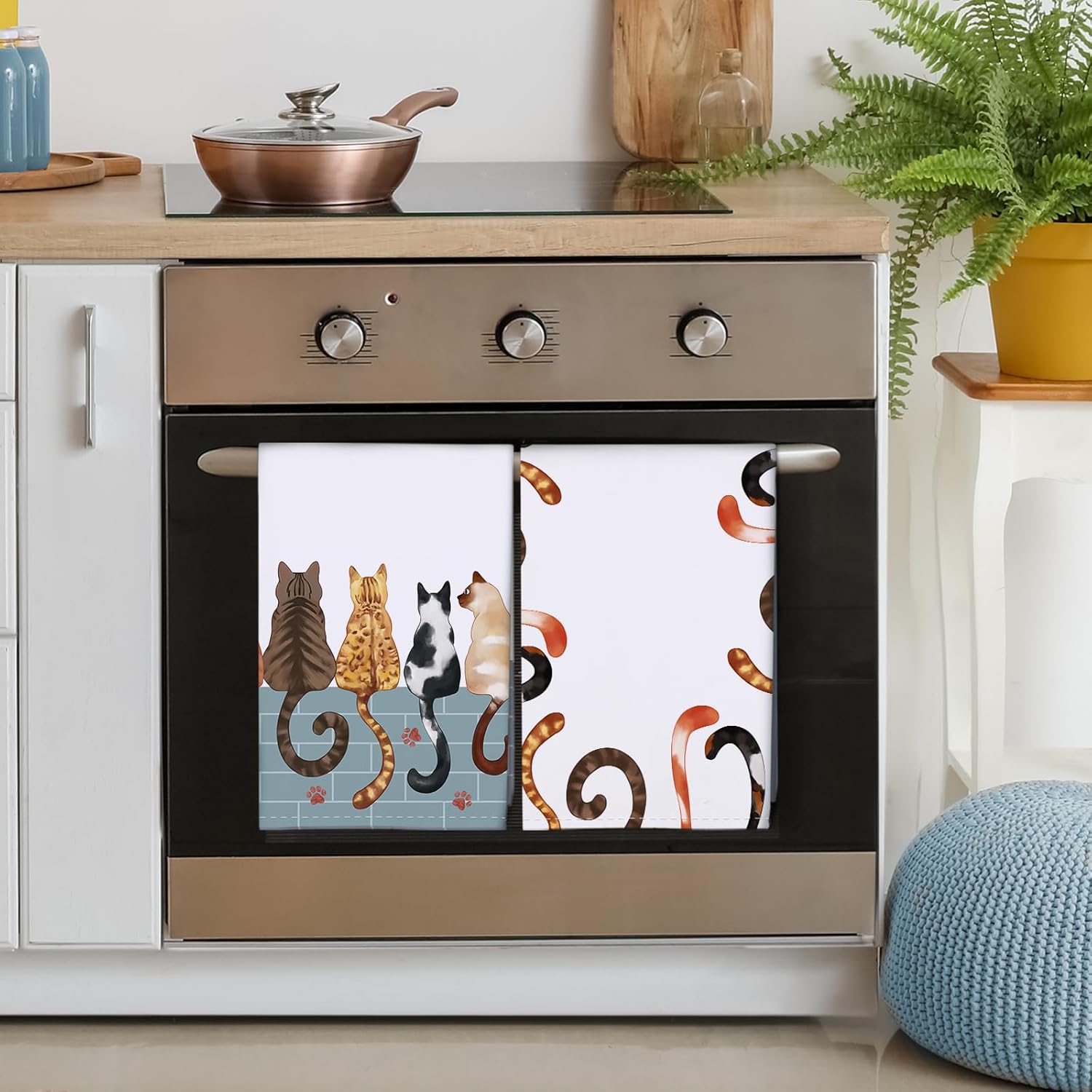 4 Buah, Handuk Dapur Motif Cak - Home Cooking Is The Best ulasan dan harga